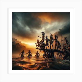 Merangin Tribe Anchestor Art Print