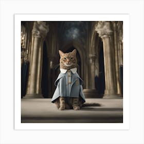 Harry Potter Cat Art Print