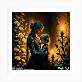 Mother And Child 4 Art Print