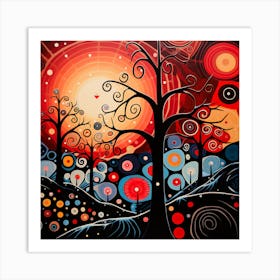 Abstract Painting 235 Art Print