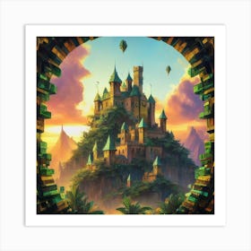 The castle in seicle 15 1 Art Print