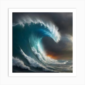 Ocean Wave Art Print