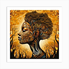 African Woman 67 Art Print