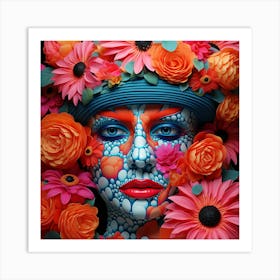 Flower Head Art Print