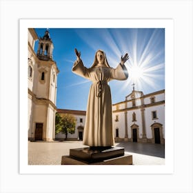 Statue Of St Mary Art Print