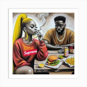 Supreme Couple 13 Art Print