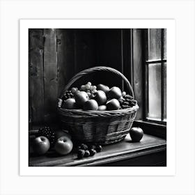 Basket Of Fruit 18 Art Print