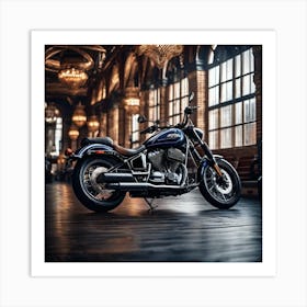 Harley-Davidson Flint 1 Art Print