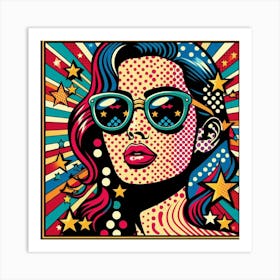 Pop Girl Art Print