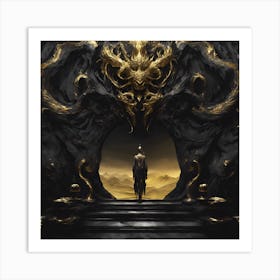 Demon'S Entrance Art Print