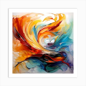 Abstract Aura Art Print