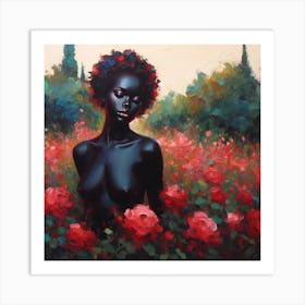 queen of the Roses Art Print