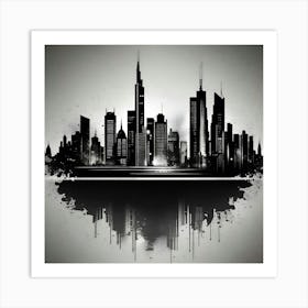 Cityscape 9 Art Print