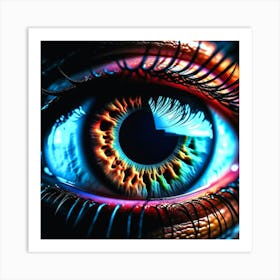 Eye Of Fire Art Print