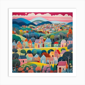 Townscape Art Print