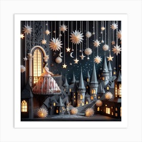 Fairytale Castle Art Print