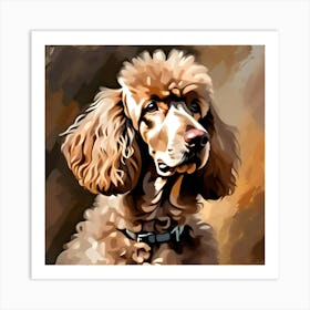 Standard Poodle Art Print