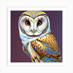 Beautiful Owl Art Print