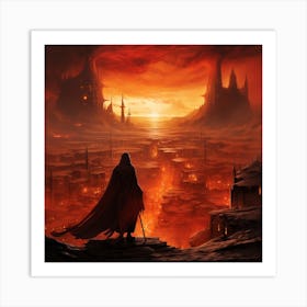 City On Fire Art Print