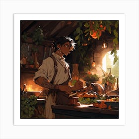 Medieval Chef 1 Art Print