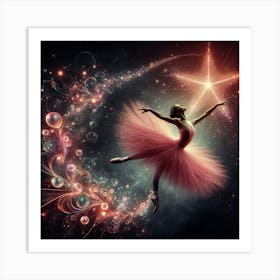 Star Ballerina Art Print