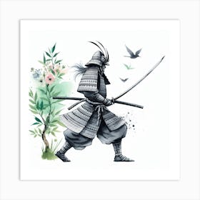 Samurai 10 Art Print