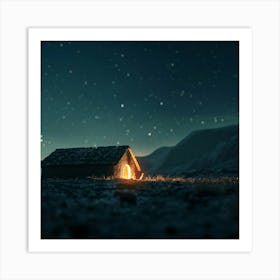 Nativity Scene Art Print