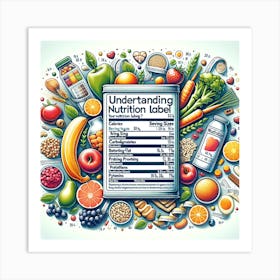 Nutrition Label Art Print