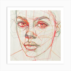 Portrait Of A Woman 1 Art Print