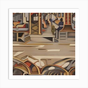 'The Train Station' Art Print