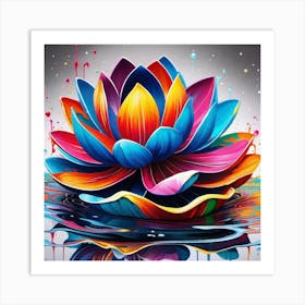 Lotus Flower 40 Art Print