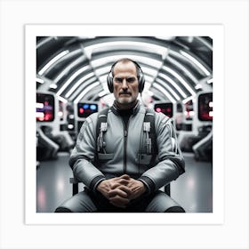 Man In Space 12 Art Print