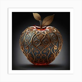 The glass apple an intricate design that adds to its exquisite appeal. 15 Art Print