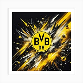 Borussia Dortmund Logo Wall Art 9 Art Print