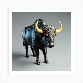 Bison Art Print