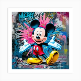 Mickey Mouse 4 Art Print