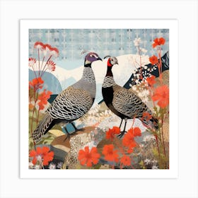 Bird In Nature Grouse 3 Art Print