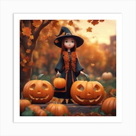 Halloween Witch 2 Art Print