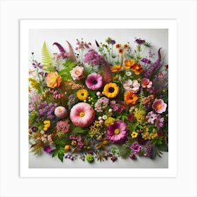 Flowers - Flowers Stock Videos & Royalty-Free Footage Art Print