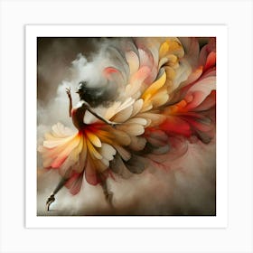 Dancer In Flight Art Print