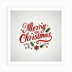 Merry Christmas 8 Art Print