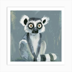 Lemur 10 Art Print