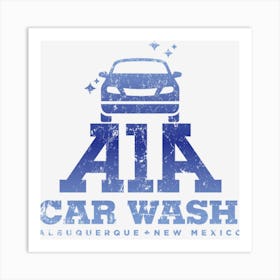 A1a Car Wash Art Print