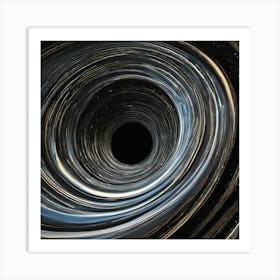 Black Hole - Black Hole Stock Videos & Royalty-Free Footage 1 Art Print