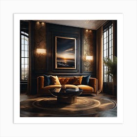 Luxury Living Room 2 Art Print
