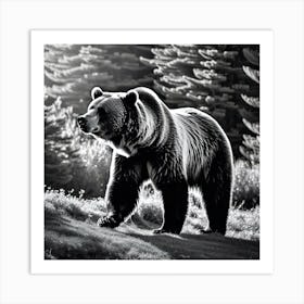 Grizzly Bear Art Print