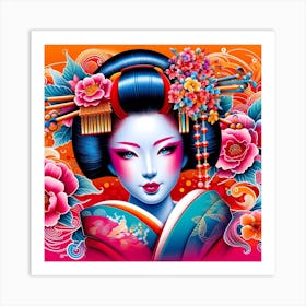 Geisha 17 Art Print