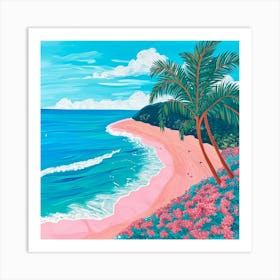 Pink Beach 2 Art Print