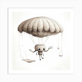 Parachute Art Print