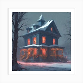 Victorian House 2 Art Print